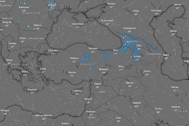 Kars ve Ardahan çevreleri için sağanak uyarısı 19